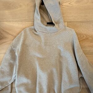 Fear of God Essentials Light Gray Sweatshirt